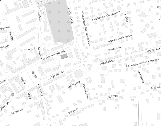 Mapa z adresem organizacji
