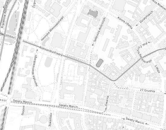 Mapa z adresem organizacji