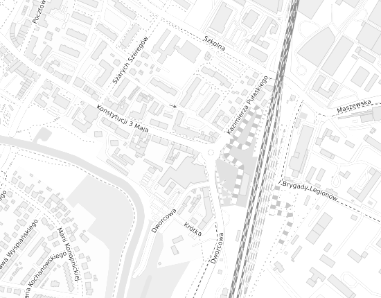Mapa z adresem organizacji