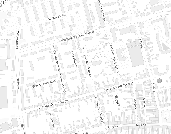 Mapa z adresem organizacji