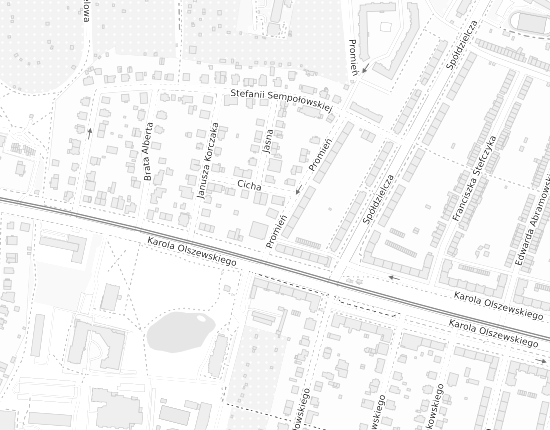 Mapa z adresem organizacji