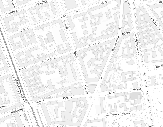 Mapa z adresem organizacji