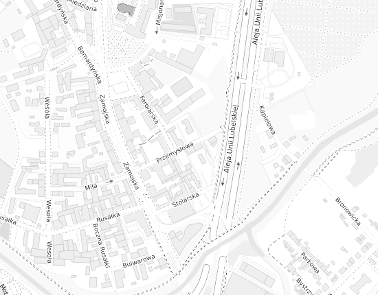 Mapa z adresem organizacji
