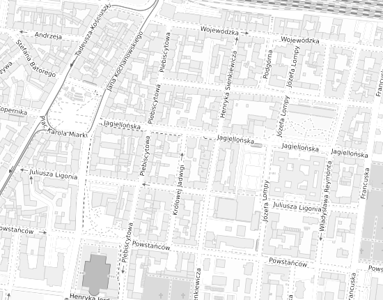 Mapa z adresem organizacji