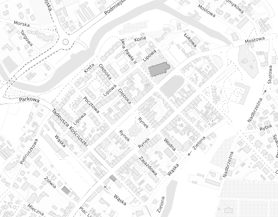 Mapa z adresem organizacji