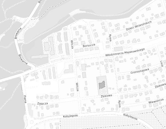 Mapa z adresem organizacji