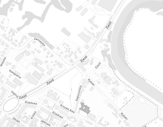 Mapa z adresem organizacji