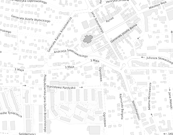 Mapa z adresem organizacji