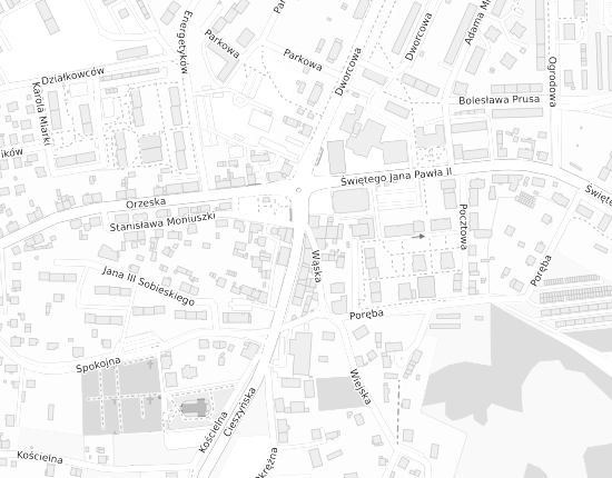 Mapa z adresem organizacji