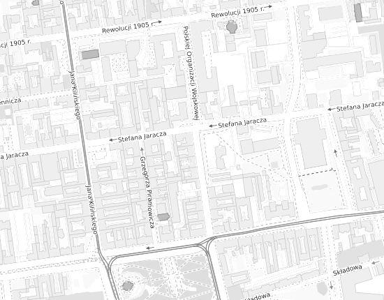 Mapa z adresem organizacji