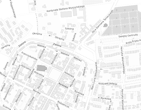Mapa z adresem organizacji