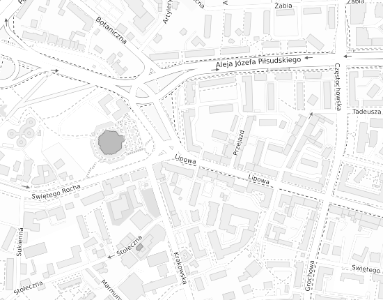 Mapa z adresem organizacji