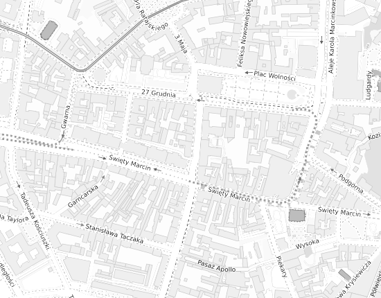 Mapa z adresem organizacji