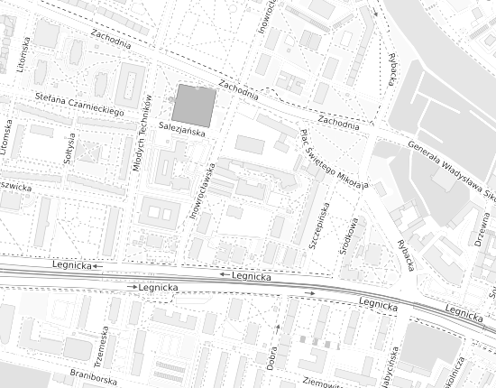 Mapa z adresem organizacji