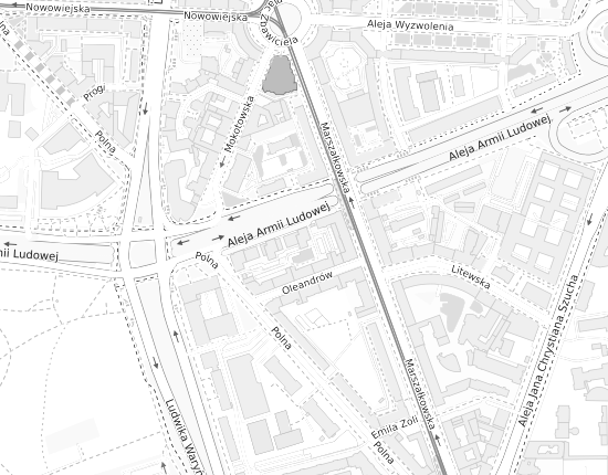 Mapa z adresem organizacji