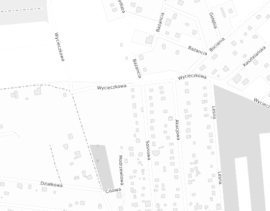 Mapa z adresem organizacji