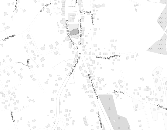 Mapa z adresem organizacji