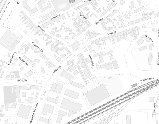 Mapa z adresem organizacji