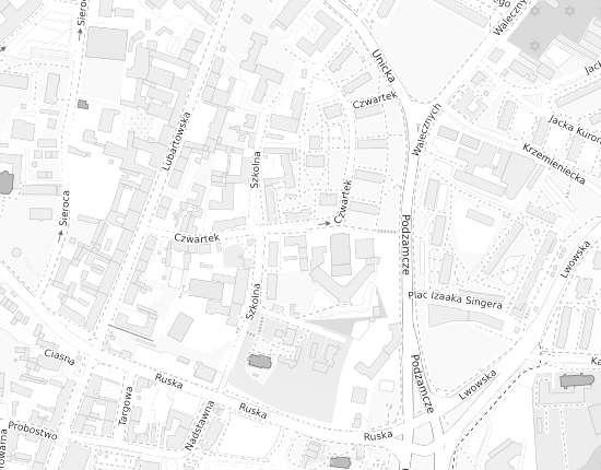 Mapa z adresem organizacji