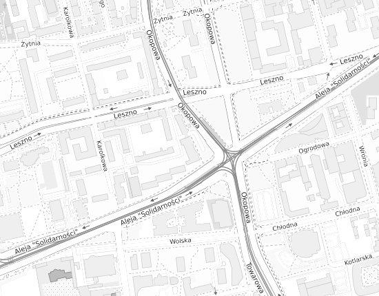 Mapa z adresem organizacji