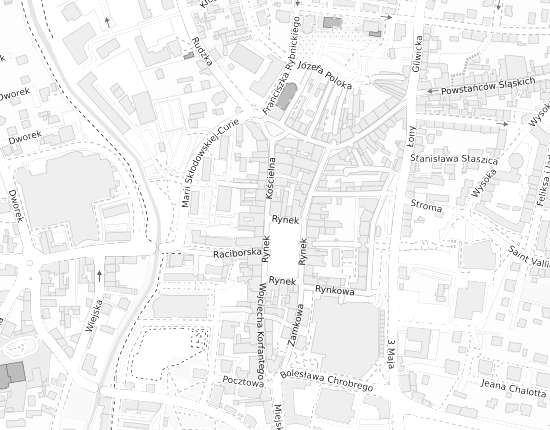 Mapa z adresem organizacji