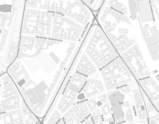 Mapa z adresem organizacji