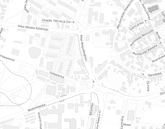 Mapa z adresem organizacji