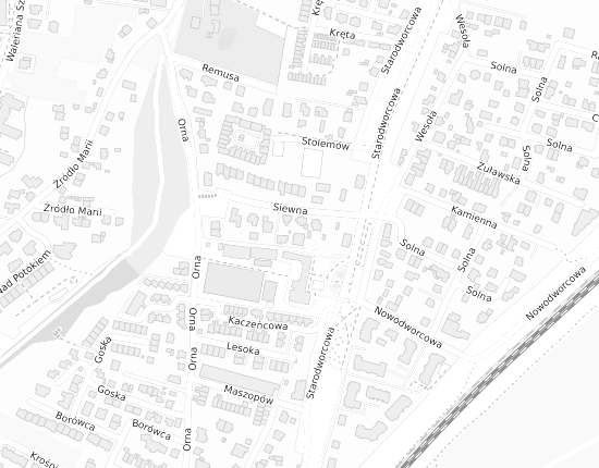 Mapa z adresem organizacji