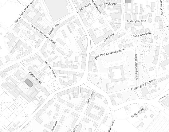 Mapa z adresem organizacji