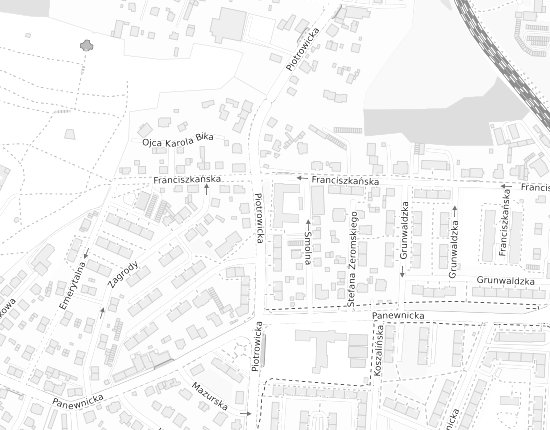 Mapa z adresem organizacji