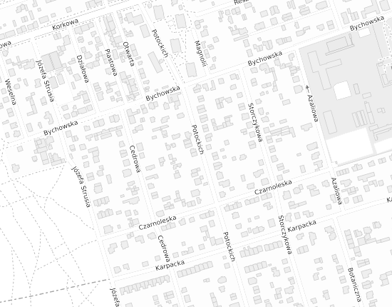 Mapa z adresem organizacji