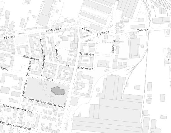 Mapa z adresem organizacji