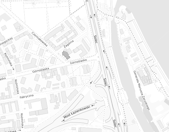 Mapa z adresem organizacji