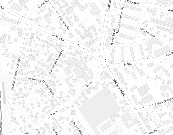 Mapa z adresem organizacji