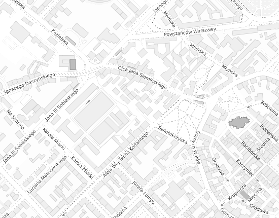Mapa z adresem organizacji