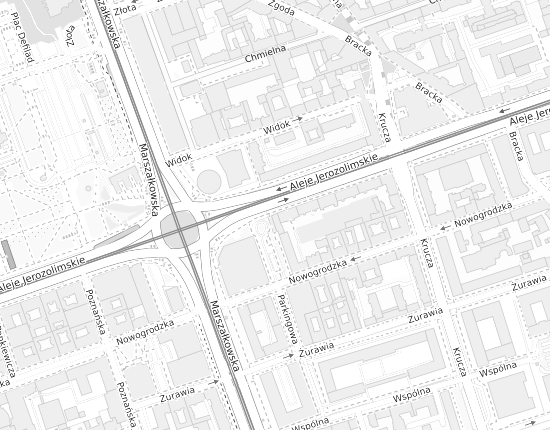 Mapa z adresem organizacji