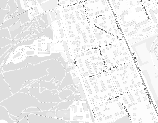 Mapa z adresem organizacji