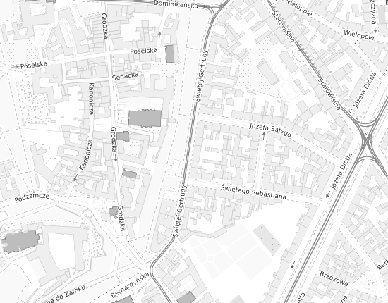 Mapa z adresem organizacji