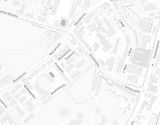 Mapa z adresem organizacji