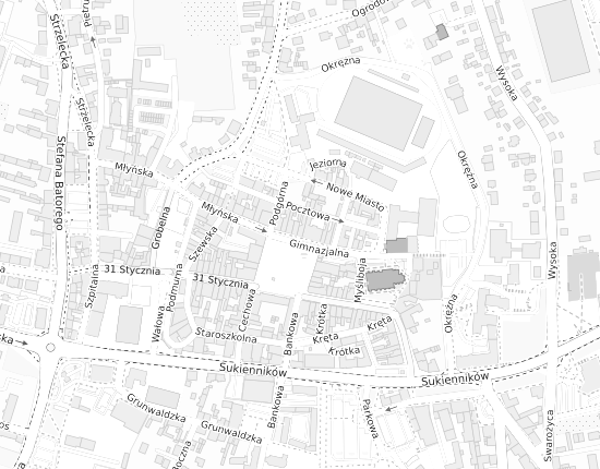 Mapa z adresem organizacji