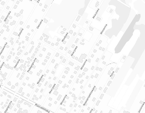 Mapa z adresem organizacji