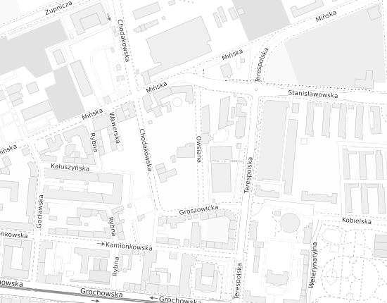 Mapa z adresem organizacji