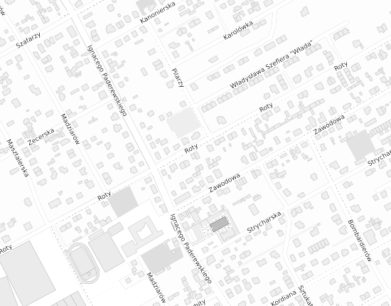 Mapa z adresem organizacji