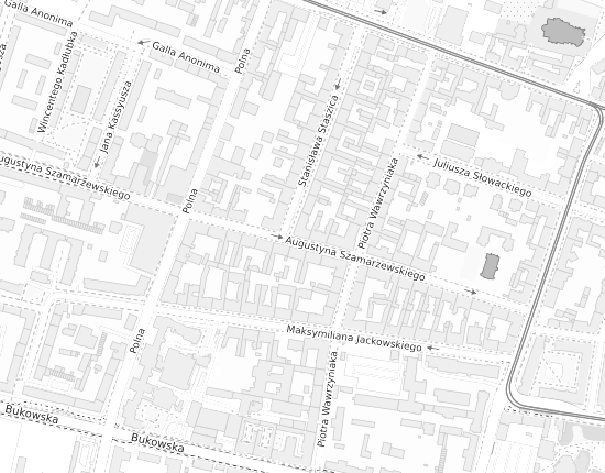 Mapa z adresem organizacji