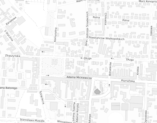 Mapa z adresem organizacji