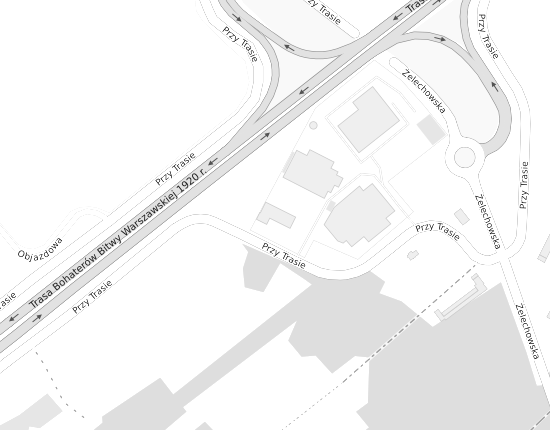 Mapa z adresem organizacji