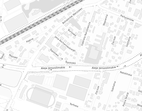 Mapa z adresem organizacji