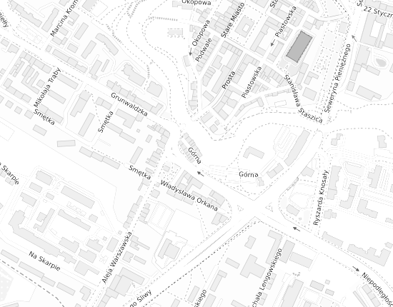 Mapa z adresem organizacji