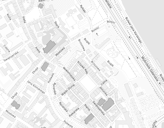 Mapa z adresem organizacji