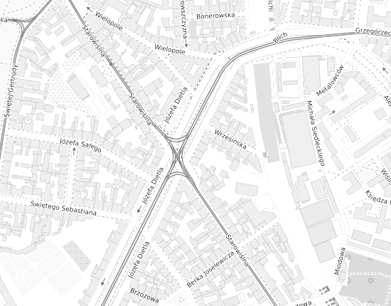 Mapa z adresem organizacji